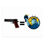 Libertad igual de los armas tarjetas postales