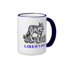 Libertad - Lobo EN la naturaleza Coffee Mug