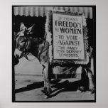 Libertad para el poster de las mujeres
