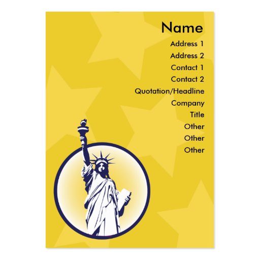Libertarian - Chubby Business Card