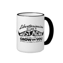 Libertarian Mustache Mug