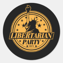 Libertarian Party 1971 Sticker