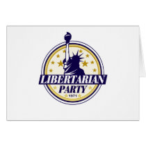 libertarian party logo cards