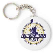 libertarian party logo key chain