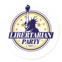libertarian party logo stickers
