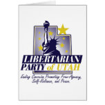 Libertarian Party of Utah Logo cards
