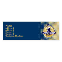 Libertarian Party Skinny Profile Cards business cards