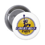 Libertarian Political Party Logo Pinback Buttons