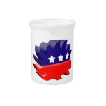 Libertarian porcupine 3D Beverage Pitchers
