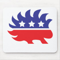 libertarian porcupine mouse pads