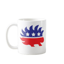 libertarian porcupine mug