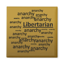 Libertarian Values Philosophy Humor Refrigerator Magnet