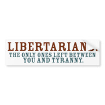 Libertarians Bumper Sticker bumper stickers