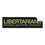 Libertarians Bumper Sticker