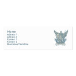 Libertas Blue Profile Card Business Card Template Libertas Blue Profile Card Business Card Template