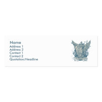 Libertas Blue Profile Card business cards