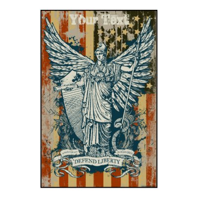 Libertas Goddess of Liberty Poster by Libertymaniacs
