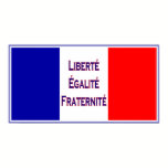Liberté, Egalité, Fraternité French Flag Bastille posters