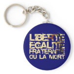 Liberte Egalite Fraternite: French Revolution Keychains