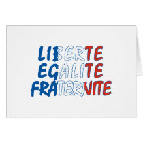 Liberte Egalite Fraternite Products cards