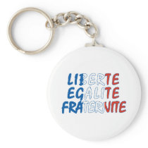 Liberte Egalite Fraternite Products Key Chain