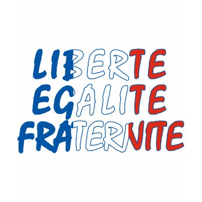 Liberte Egalite Fraternite Products Shirts by FrenchBaby