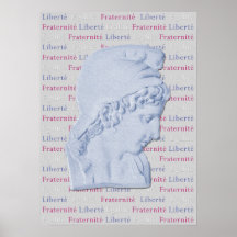 Liberté, Egalité, poster francés de la libertad de