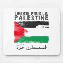 Liberté pour la Palestine (filistin hurra) Mouse Pads