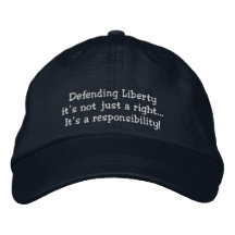 Liberties Embroidered Baseball Cap