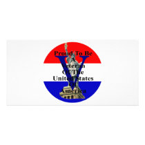 liberty 2 red white and blue photo card