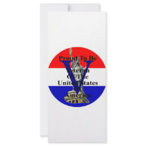 liberty 2 red white and blue rack cards