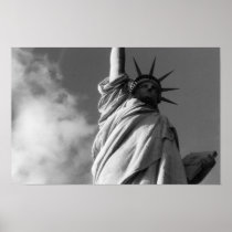 liberty b&w poster