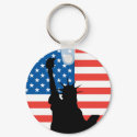 Liberty Badge keychains