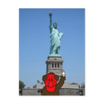 'Liberty Bear' NY Postcard