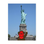 'Liberty Bear' NY Postcard