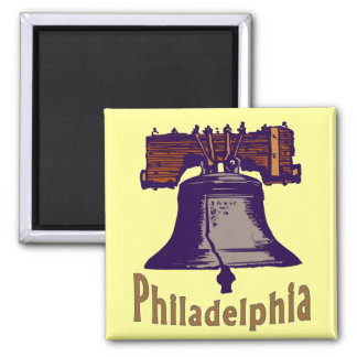 Liberty Bell 2 Inch Square Magnet