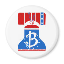 Liberty Bell B Refrigerator Magnets