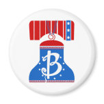 Liberty Bell B Refrigerator Magnets