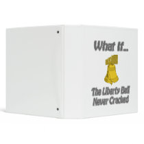 Liberty Bell Crack Vinyl Binder
