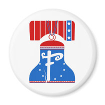 Liberty Bell F Refrigerator Magnet