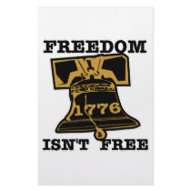Liberty Bell Freedom Isn't Free stationery