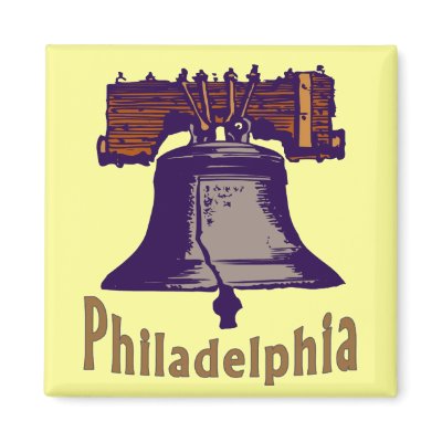 Liberty Bell Fridge Magnet by figstreetstudio