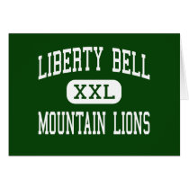 Liberty Bell - Mountain Lions - Senior - Winthrop cards