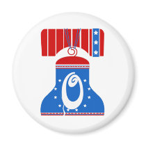 Liberty Bell O Fridge Magnet