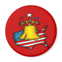 Liberty Bell Patriotic Fridge Magnet