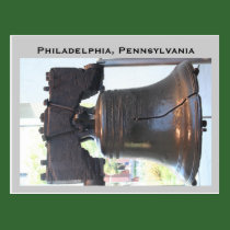 liberty bell, Philadelphia, Pennsylvania postcards