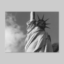 liberty black & white postcards by cardart liberty black & white postcards