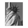 liberty black & white vert post cards