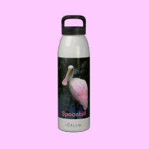 Liberty Bottle, Roseatte Spoonbill Bird water bottles