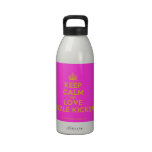[Crown] keep calm and love rizzle kicks [Love heart]  Liberty Bottles Drinking Bottles